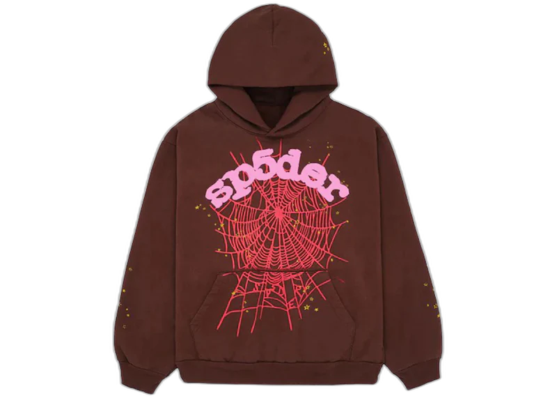 Sp5der Hoodie Brown