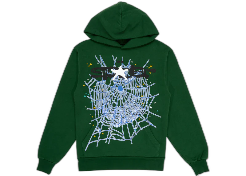 Sp5der Hoodie Hunter Green