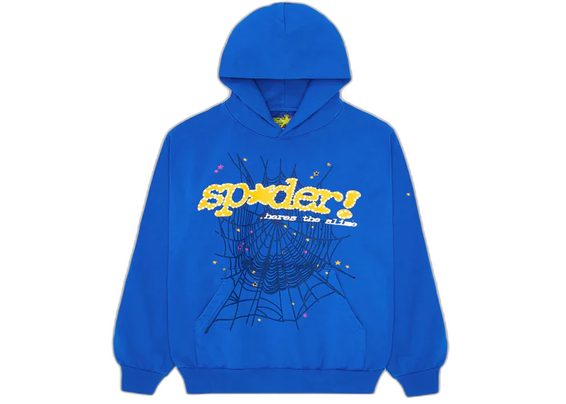 Sp5der TC Hoodie Blue